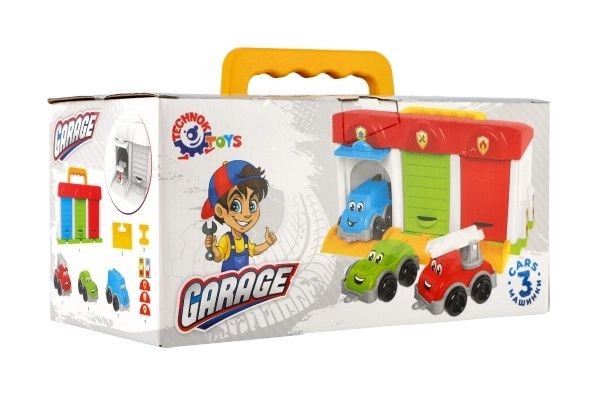 Garage met autootjes en accessoires Technok Toys