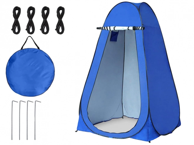 Strandtent met kleedruimte, douche en toilet