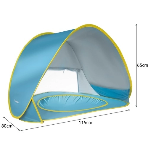 Strandtent met Zwembad 21204