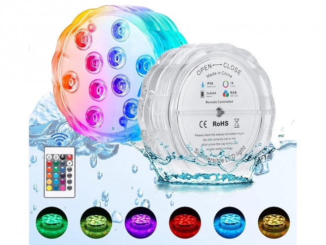 Onderwater LED-licht met RGB afstandsbediening