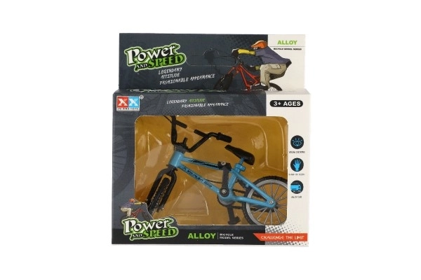 Fiets vinger 11x7cm metaal/plastic