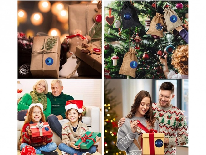 Kerstdecoratieve stickers
