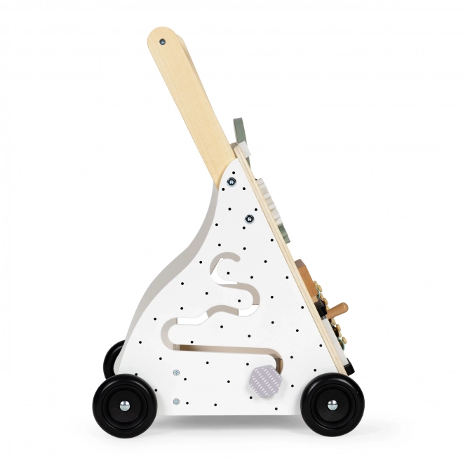 Houten duwloopwagen educatieve kinderwagen voor kinderen