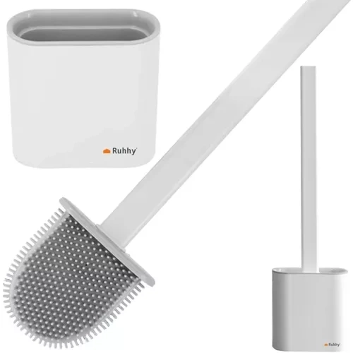 Siliconen toiletborstel voor badkamer
