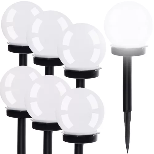 Set van 6 zonne-energie tuinlampen 23562