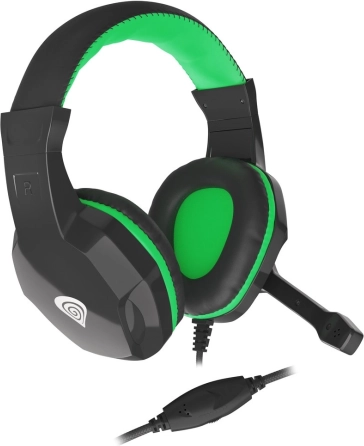 Gamingheadset GENESIS Argon 100 met microfoon zwart‑groen