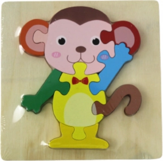 Houten puzzel voor de kleintjes - muisje