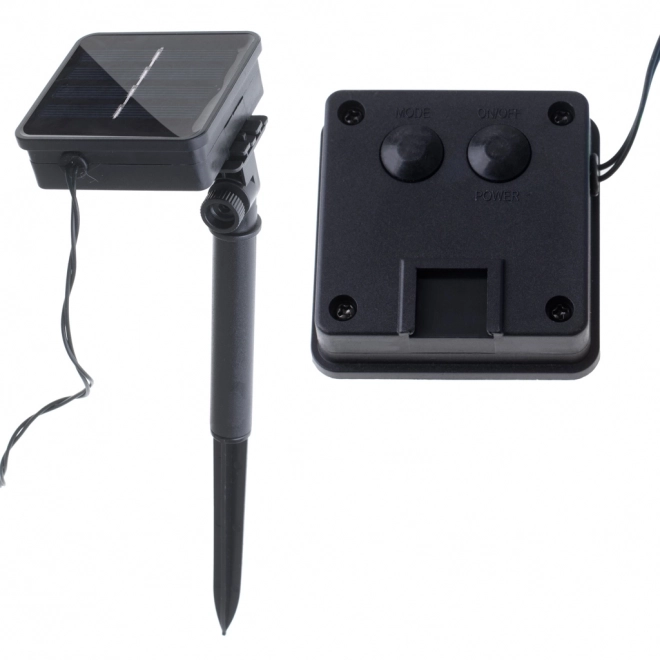 Zonnelichtslinger voor tuin 6,5 m 30 LED warm wit