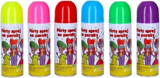Kleurenspray voor pruiken