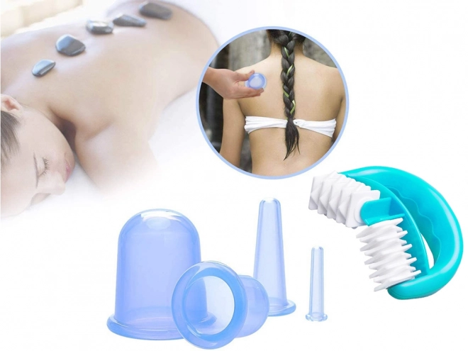 Siliconen massage set van Chinese bubbels