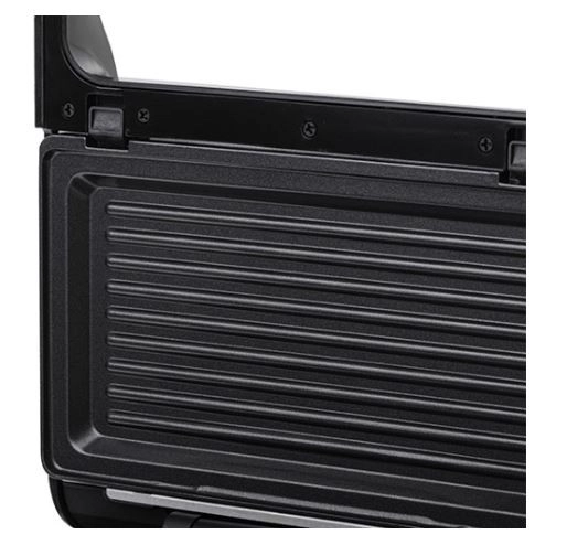 Adler Europe multifunctionele tosti-ijzer 2-in-1 zwart