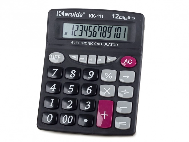 Kantoorbureaucalculator met grote cijfers