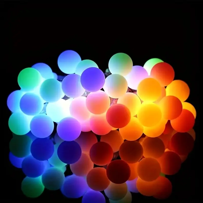 Solare meerkleurige tuinslinger met LED