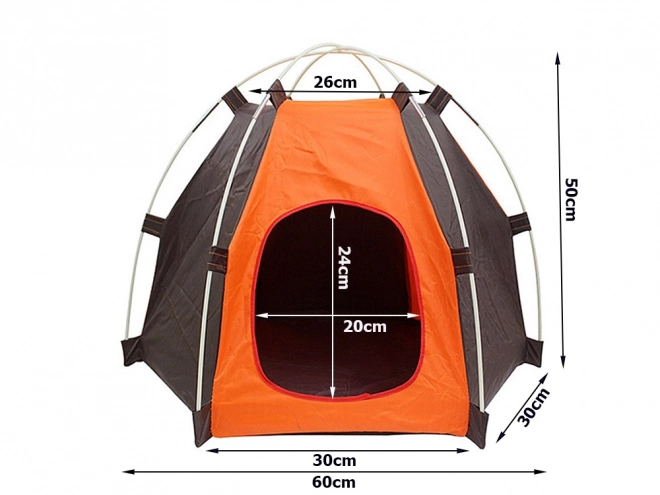 Waterdichte opvouwbare tent voor honden