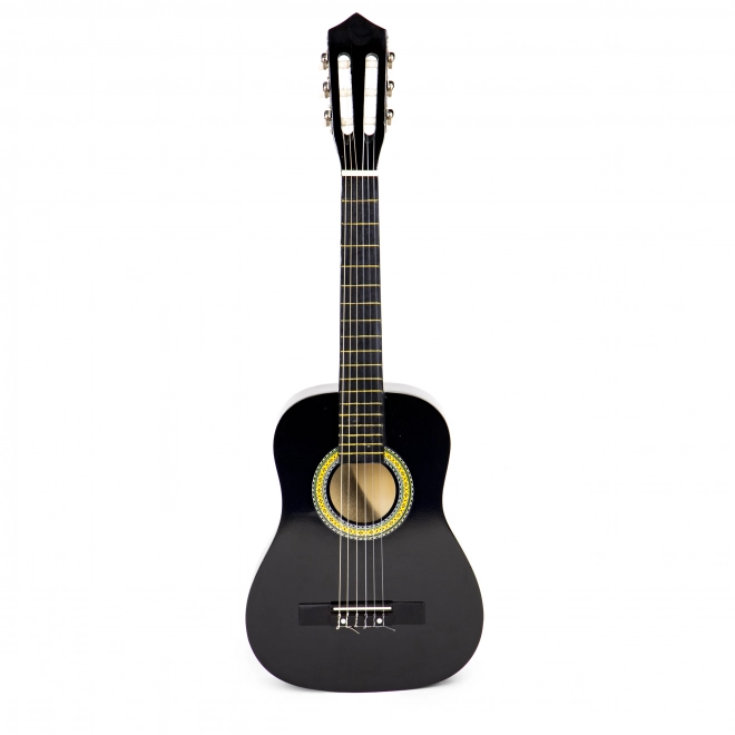 Grote houten gitaar voor kinderen met 6 snaren ECOTOYS – Zwart