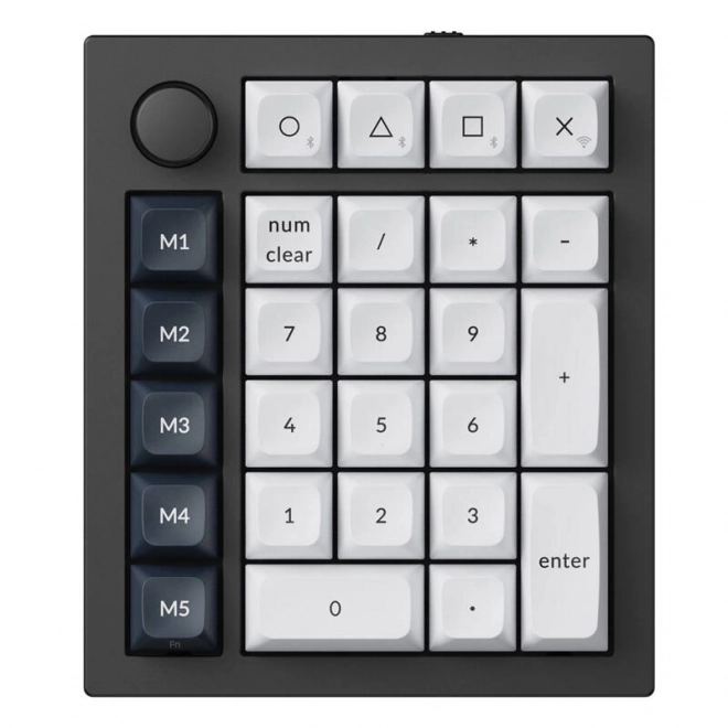 Draadloos numeriek toetsenbord Keychron Q0 Max RGB, zwart