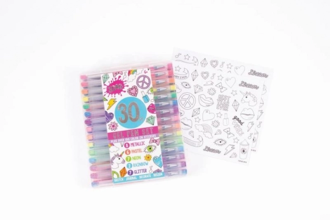 Gelpennen MAKE IT REAL - Set van 30 kleuren