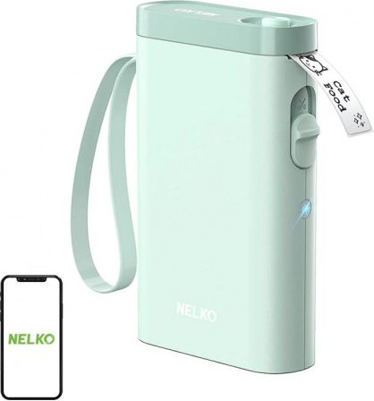Draagbare labelprinter Nelko P21 groen