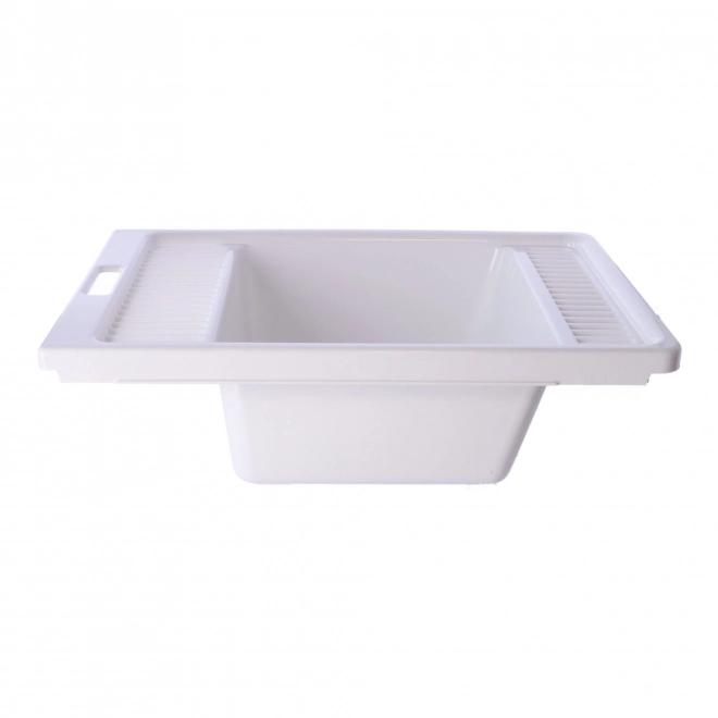 Badkamerkom met stop, POOLS PRODUCT - wit