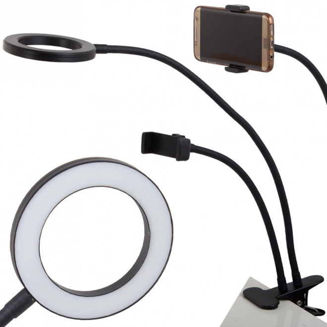 Tafellamp met LED en telefoonhouder