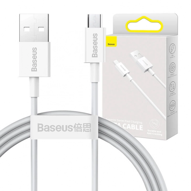 Oplaad- en datakabel Baseus Superior Series USB naar micro USB, 2A, 1m
