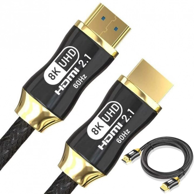 Ultra snelle HDMI kabel 8K 60Hz 4K 120Hz verguld 1,5 m
