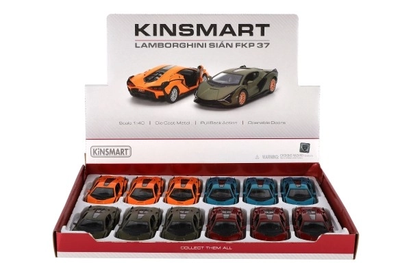 Modelautootje Lamborghini Sián FKP 37 terugtrekmechanisme