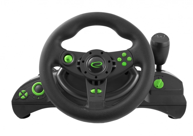 Stuurwiel NITRO USB PS3/PC zwart/groen