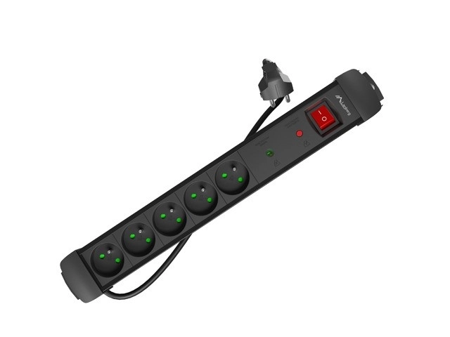Voedingsstrook 3,0m 5x230 cz SP1-05E-0300-BK