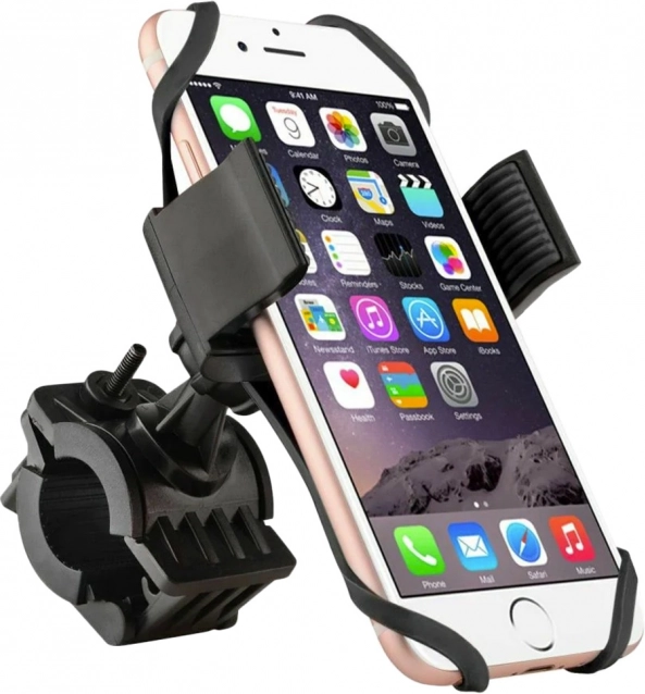 Telefoonhouder voor stuur voor motorfietsen en fietsen
