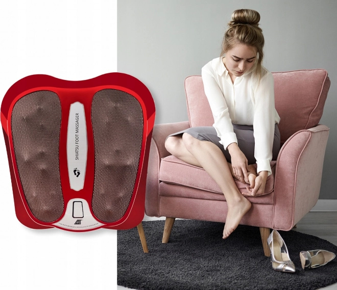 Shiatsu-voetenmassageapparaat met verwarming