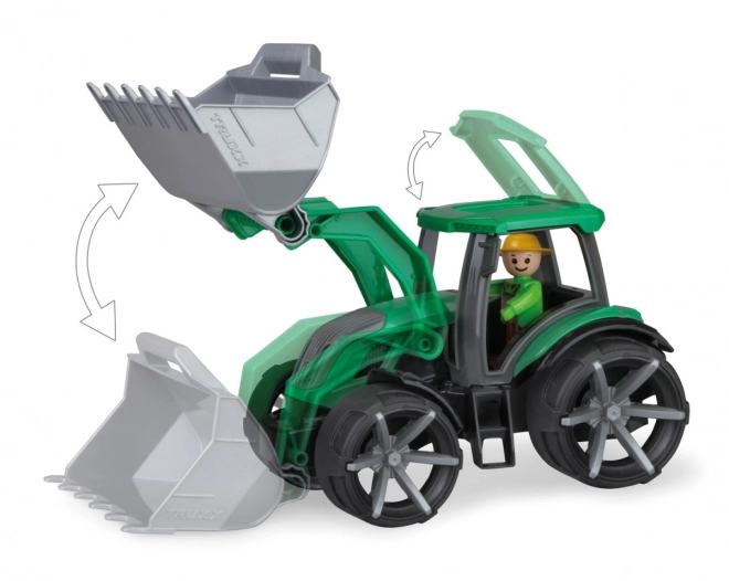 Auto Truxx 2 tractor met liggende plastic 32cm met figuur 24m+