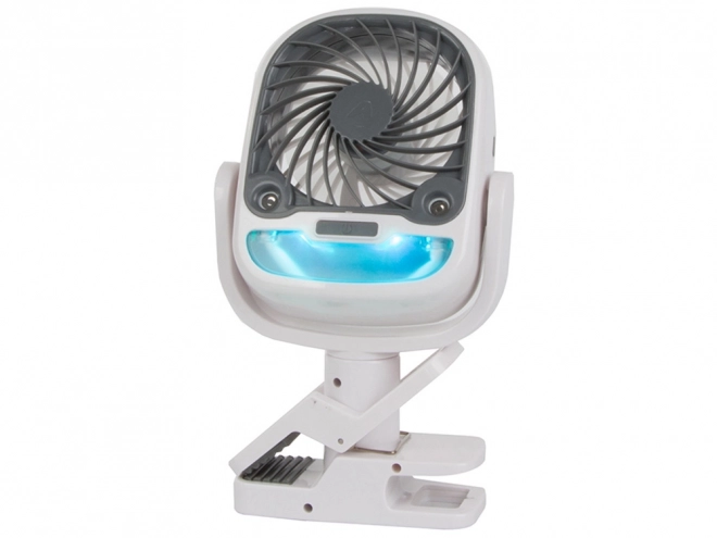 USB tafelventilator met RGB-achtergrondverlichting en luchtbevochtiger 2-in-1