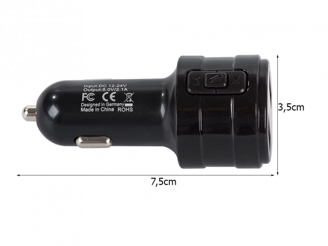 Multifunctionele FM-zender voor de auto met Bluetooth