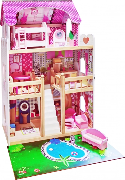 Houten poppenhuis