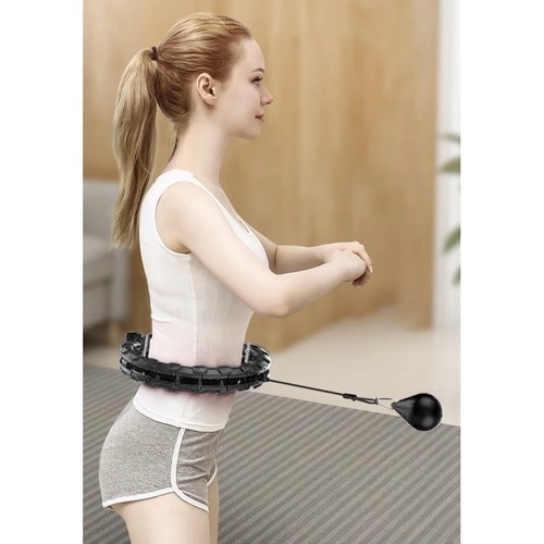 Hula hoop met massagehulpmiddel + gewichten Trizand 22044
