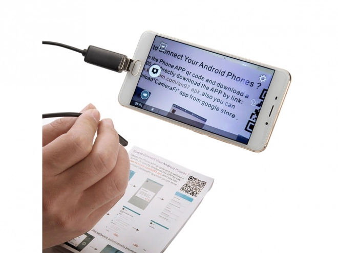 Endoscopische inspectiecamera met LED-verlichting 10m USB