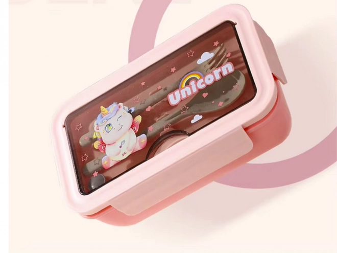 Multifunctionele lunchbox met bestek