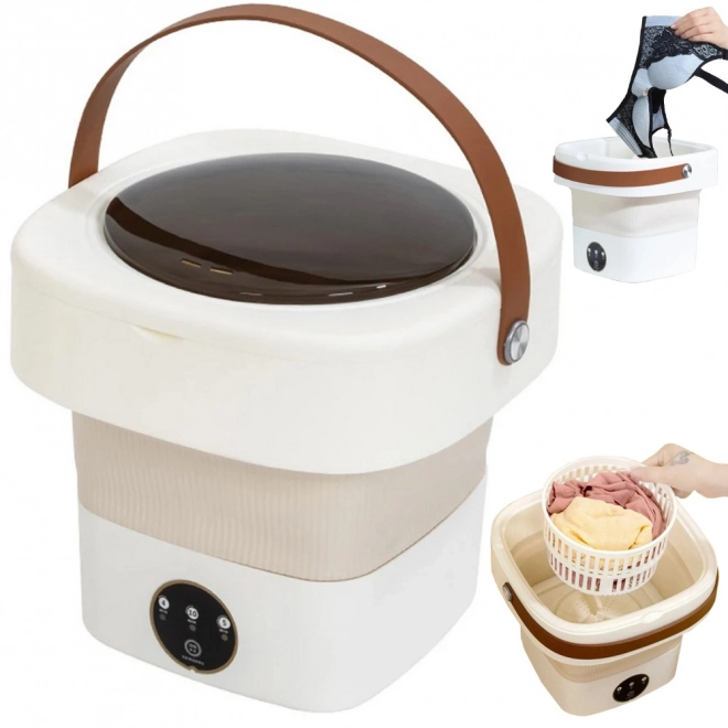 Kleine opvouwbare reiswasmachine 11l
