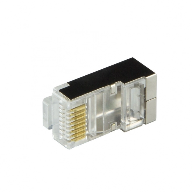 RJ45 CAT.6 connectoren met bescherming, zwart