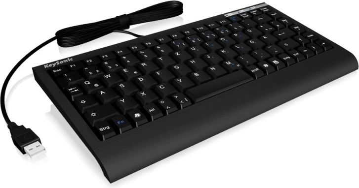 Mini-toetsenbord PS/2 + USB met US-indeling