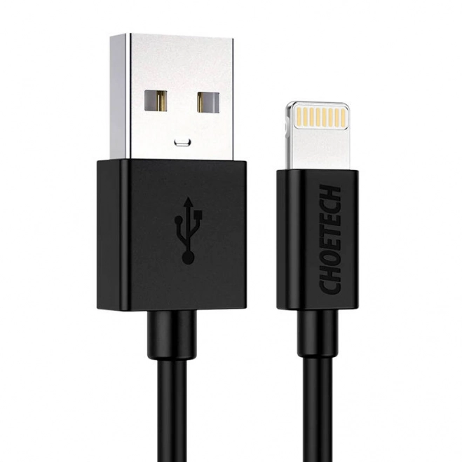 USB naar Lightning kabel Choetech 1,2 m zwart