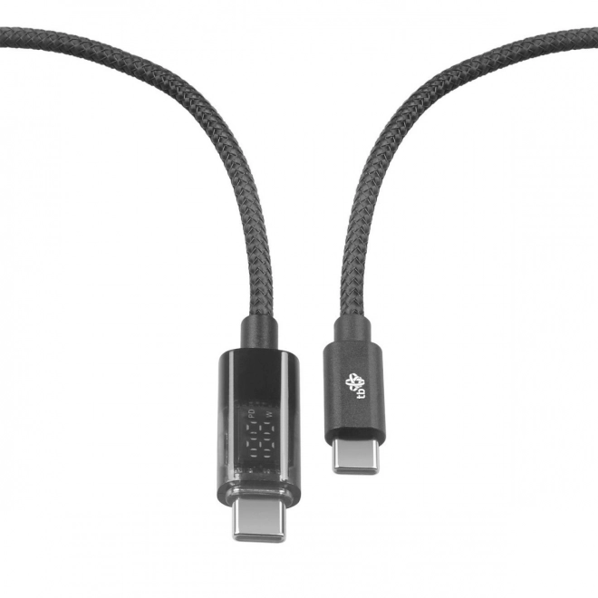 USB-C naar USB-C kabel met LED-indicator voor oplaadvermogen (1 m, 100 W)