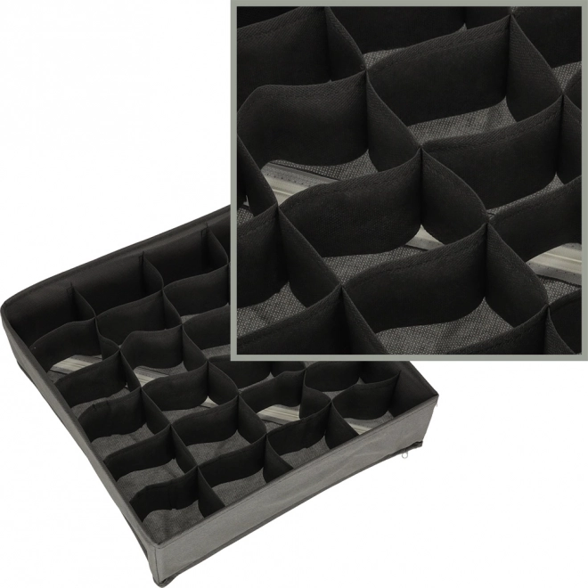 Grijze grote lade-organizer voor sokken