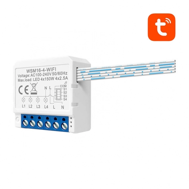 Slimme WiFi-schakelmodule Avatto WSM16 TUYA – W4
