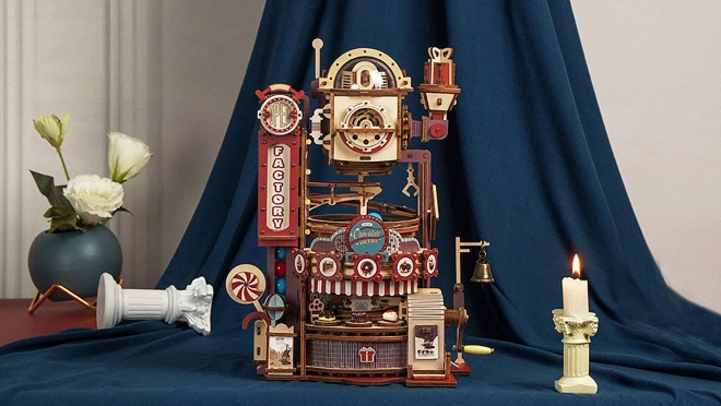 RoboTime 3D puzzel knikkerbaan Chocoladefabriek