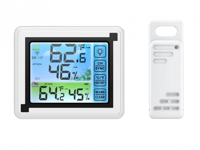 Draadloos weerstation met hygrometer