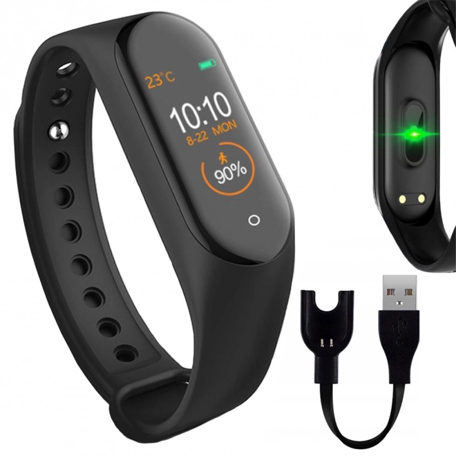 Sportieve armband Smartwatch met hartslagmeter en stappenteller