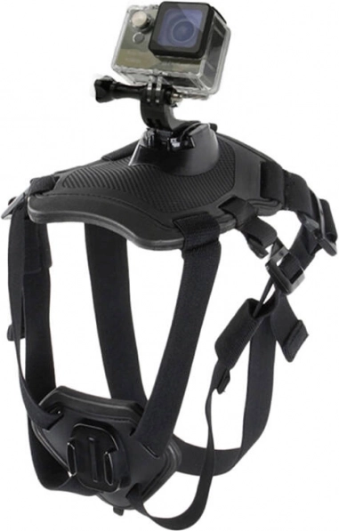 Hondenborstharnas voor actiecamera’s