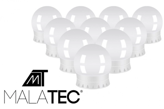 LED-lampen voor spiegel/toaletttafel - 10 stuks.